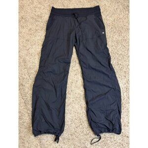 LULULEMON Dance Studio Mid-Rise Jogger Drawstring Full Length Black Outdoor 12